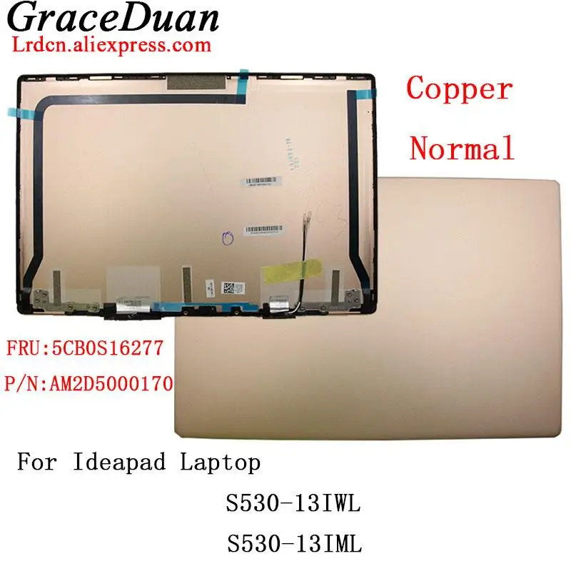 

For Lenovo Ideapad S530 13 IWL IML Laptop Screen Shell LCD Back Cover Rear Lid Top Case Housing 5CB0S16277 AM2D5000170