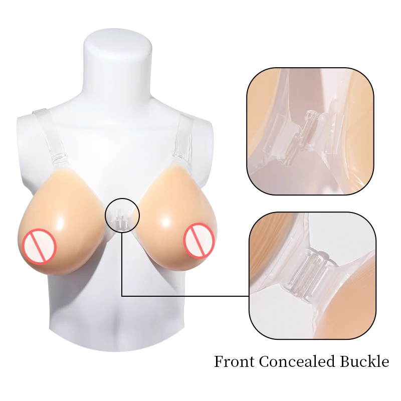 ONEFENG 500-1600g/pair STD New Style Soft Silicone Fake Breast Forms  Comfortable False Boobs Chest Enhancement Wholesale Retail