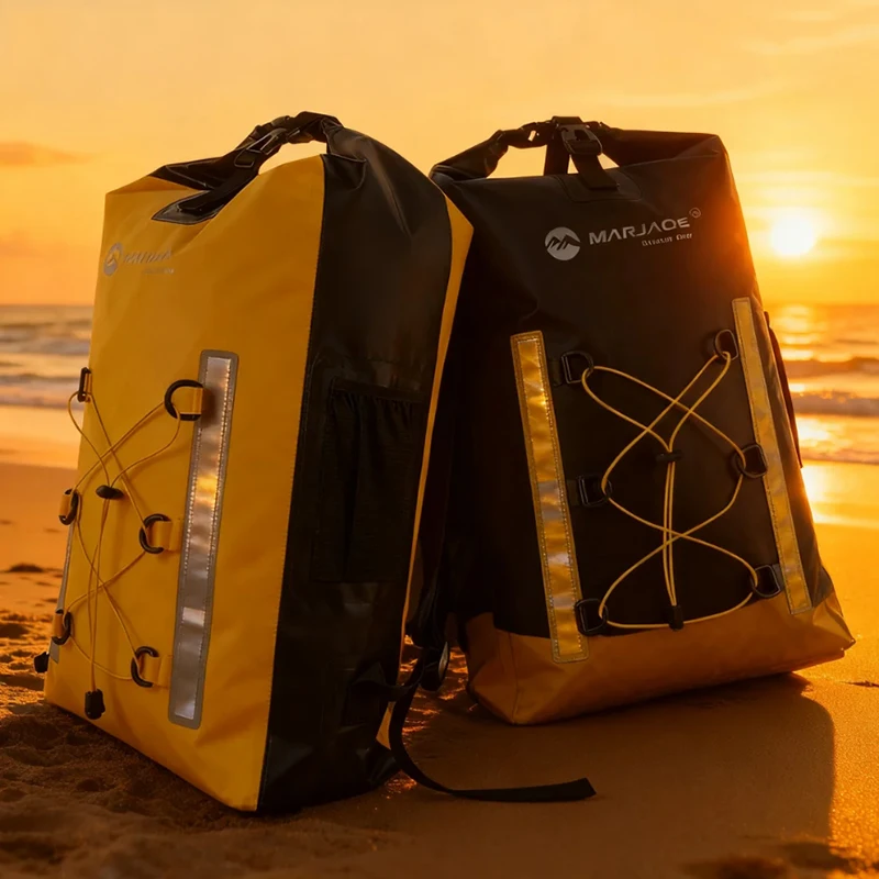 

30L Dry Wet Separation Sports Bag for Outdoor Activities -Waterproof Backpack with Reflective Strips, for Hiking, Diving, Camp