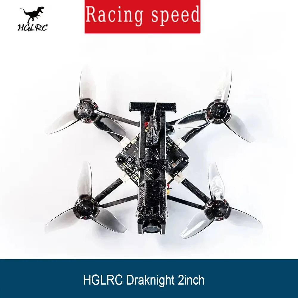 HGLRC 2025 New Draknight 2"/91.8mm Toothpick FPV Drone - SPECTER12 ES2-4S AIO 400mW VTX 1003 10000KV Motor - Image 2