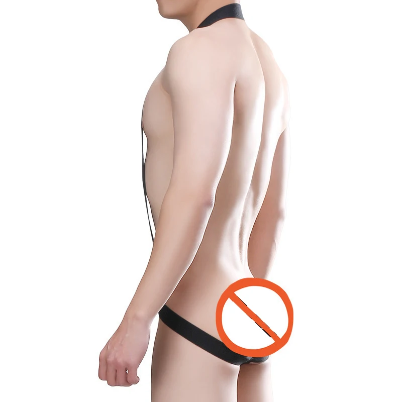 Bodysuit Jockstrap sem costas masculino, Roupa Interior Gay, Collant Tanga, Macacões, Singlet Wrestling, Lingerie Sexy Erótica, Hotsexy