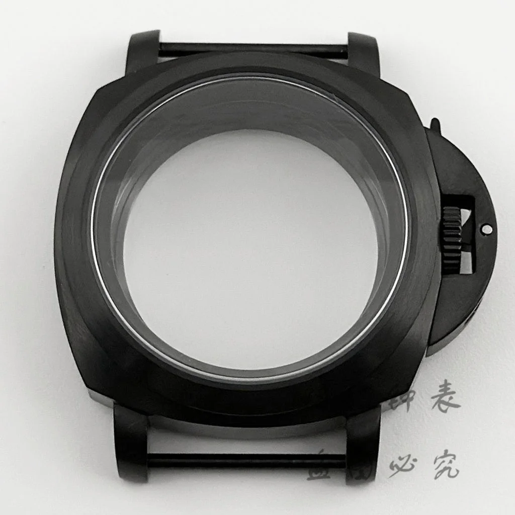 

PVD Black NH35 40mm Sapphire Crystal Watch Case Stainless Steel with Handle Case for NH34 NH35 NH36 4R35 NH38 NH70 NH72 Movement