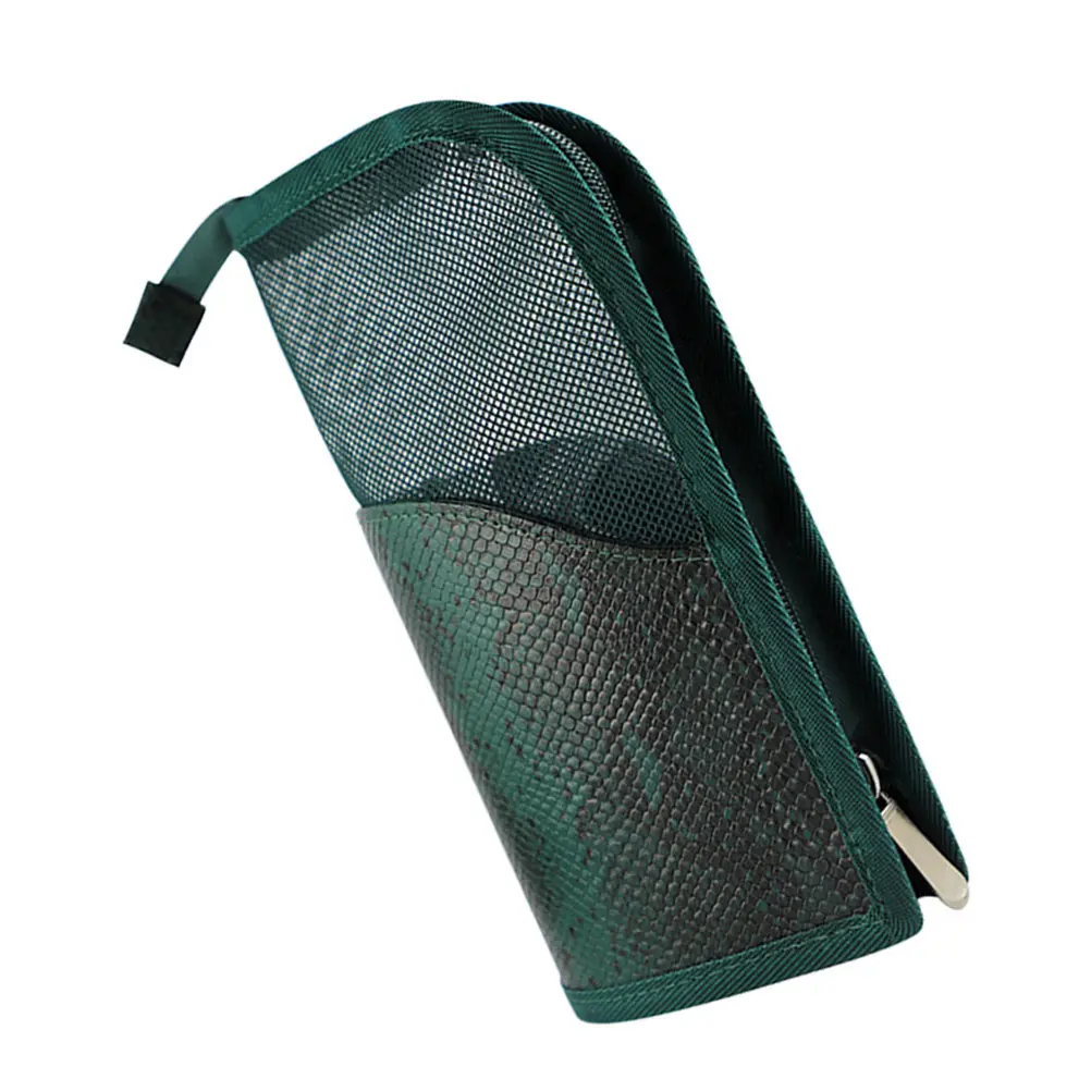 Pinseltasche aus Netzstoff, durchscheinender Organizer, aufrechter Reise-Make-up-Beutel, tragbare Aufbewahrung für Pinsel, Eyeliner, Tuben