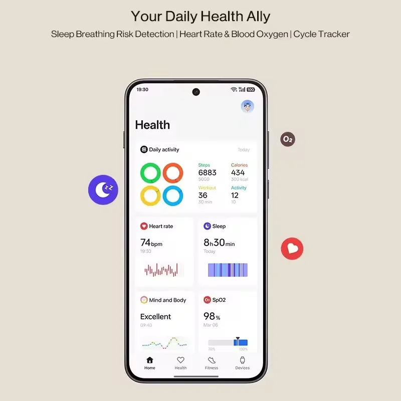 Versión global OnePlus Watch 3 43 mm Smartwatch Pantalla AMOLED de 1,32 pulgadas Fino a 60 horas de duración de la batería Sistema operativo de Google GPS NFC 5