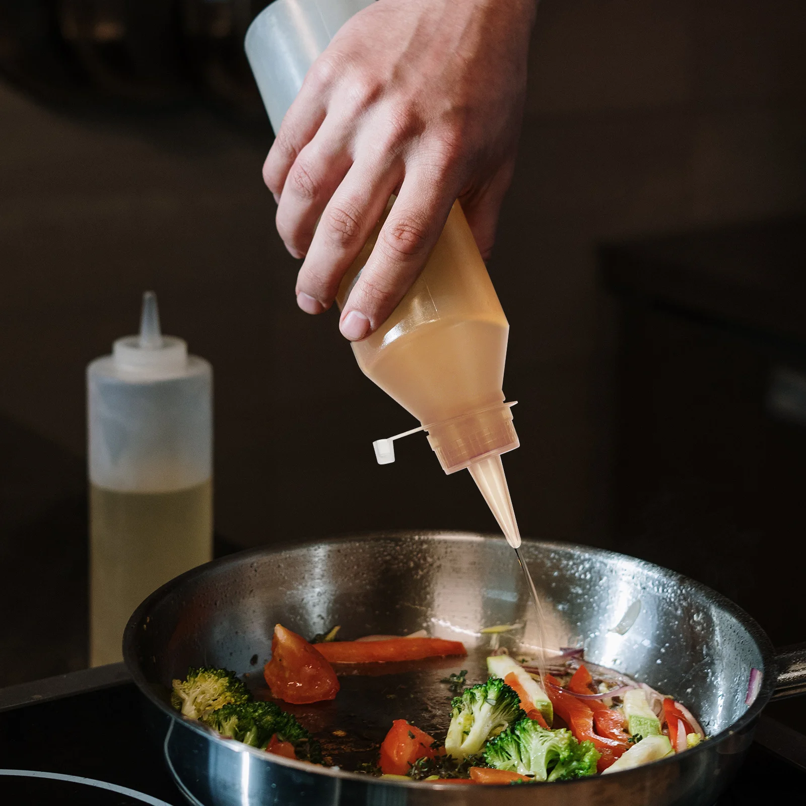 6 قطعة 500 مللي البلاستيك الدقة تلميح زجاجات دائم قابلة لإعادة الاستخدام قابل للغسل سهلة الاستخدام لتقوم بها بنفسك اللف الغراء زجاحة ضغط زجاجة صمغ