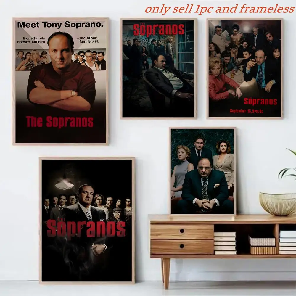 Movie The S-Sopranos Painting Calligraphy Canvas Mural For Interior Walls Crease-Free Beautiful For Living Room Bedroom