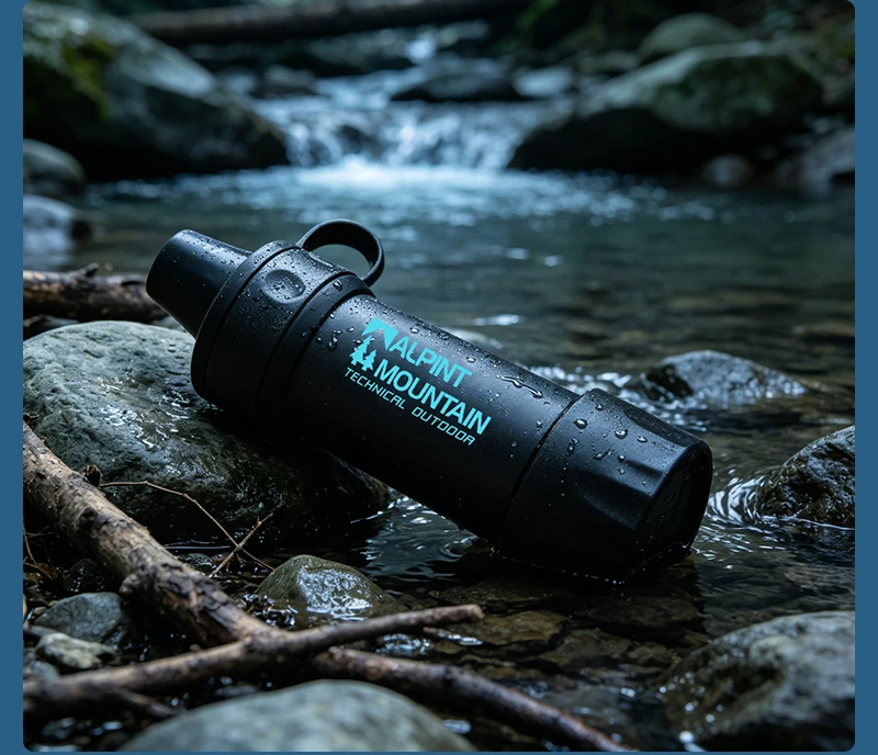 Persönlicher Wasserfilter für Wandern, Camping, Reisen und Notfallvorsorge Überlebens-Wasserfiltrationsstrohhalme Leichtgewichtig Tragbar – Detail 30