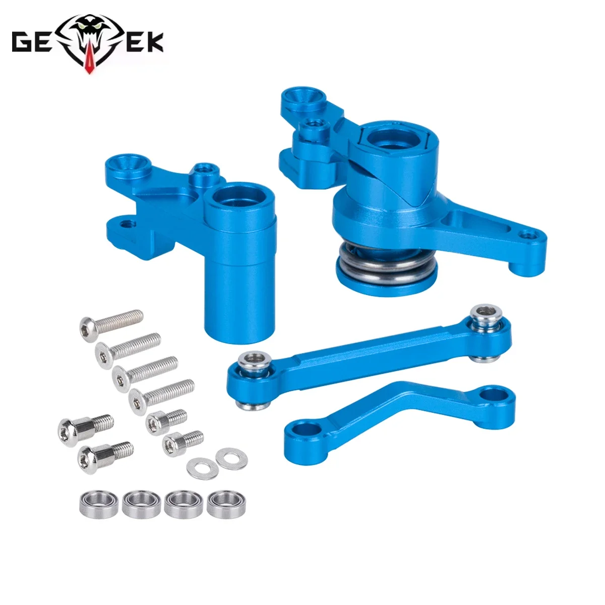 CNC Gefreesd Metalen Stuur Bellcrank Set voor 1/10 Traxxas BL-2S Slash 4x4 4WD Duurzaam Upgrade Accessoires