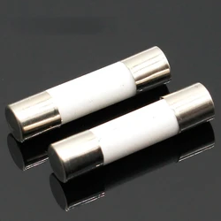 10pcs Ceramic Fuse 5mm x 20mm Slow Blow T 0.5A 1A 2A 3A 4A 5A 6A 8A 10A 13A 15A 16A 20A 250V