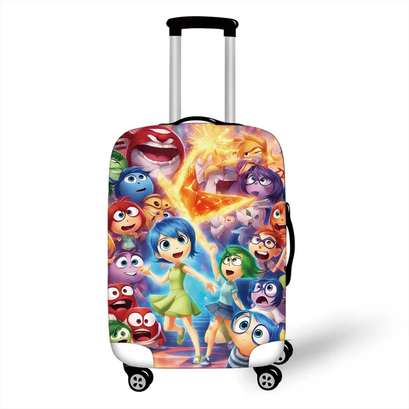 Disney Anime Inside Out 2 Travel Luggage Cover Elastic Baggage Covers Suitable for 18-32 inch Suitcase Case Dust Cover Gifts