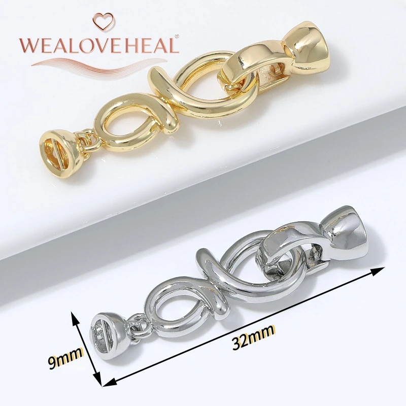 1 Stück 18K vergoldeter Messing-Perlenverbinder in Form einer 8-förmigen Musiknote mit Bechernüssen, DIY-Schmuckzubehör für Halsketten und Armbänder – Detail 16