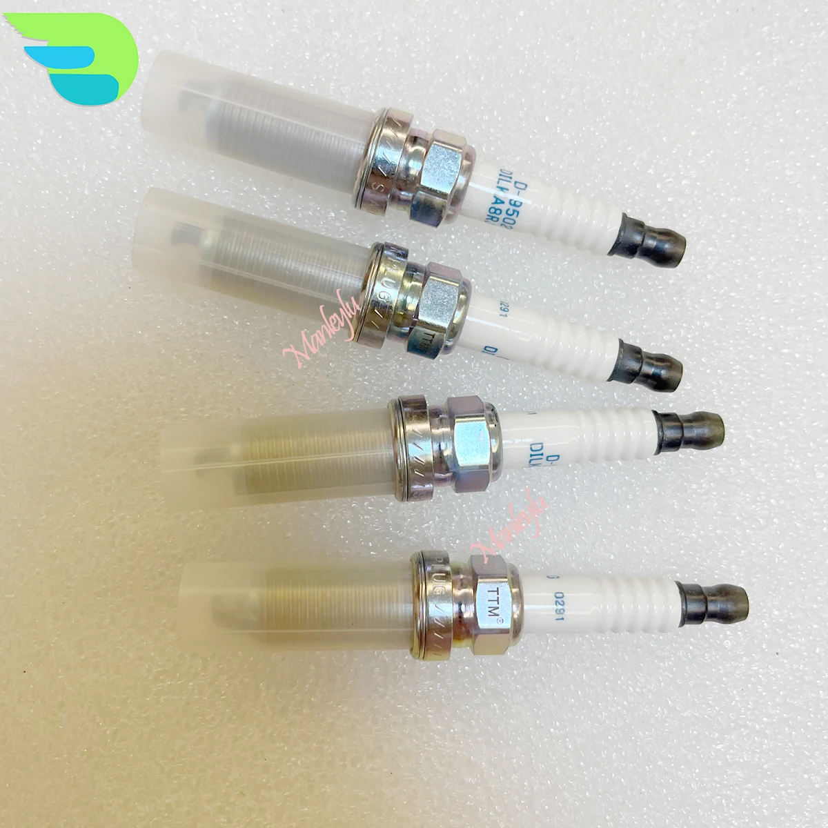 4pcs DOUBLE IRIDIUM Spark Plug D-95029 FOR Land Rover Range Rover 2010-2012 Discovery 4 2010 LR011987