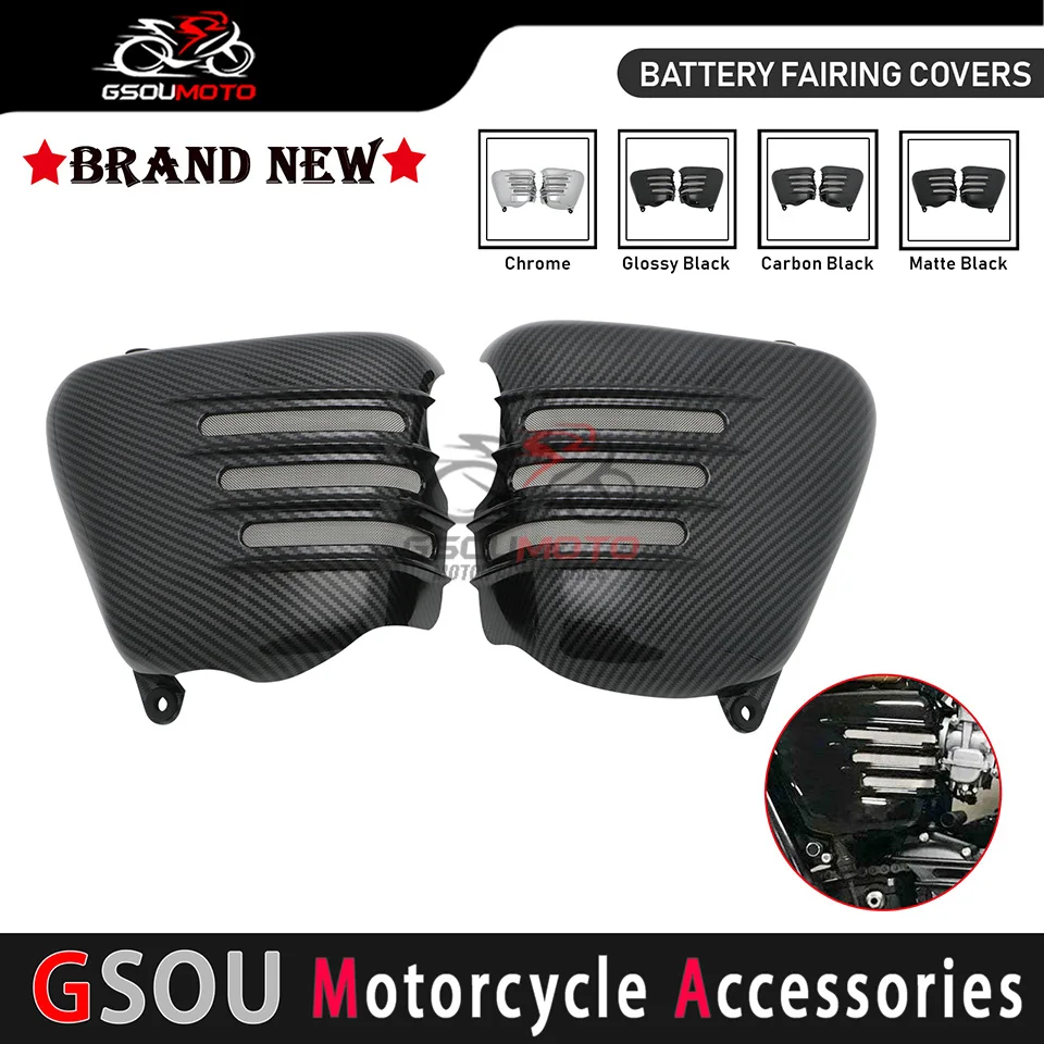 For Triumph Bonneville T100 SE Thruxton 900 Scrambler 2001-2015 Side Fairing Battery Cover Motorcycle Accessories