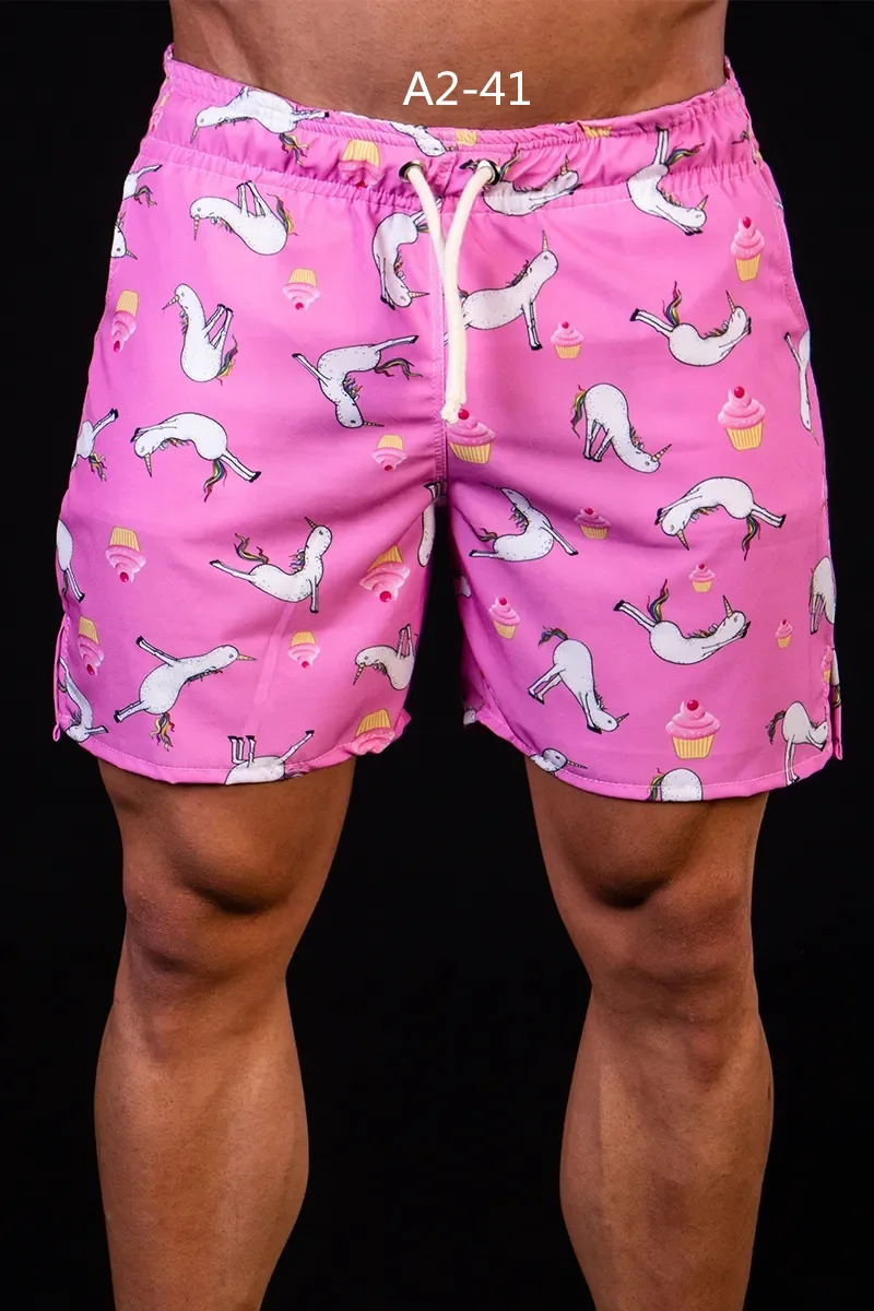 Pantalones cortos de verano para hombre, Shorts holgados de gran tamaño con estampado 3D de Patito de lujo, informales, deportiv