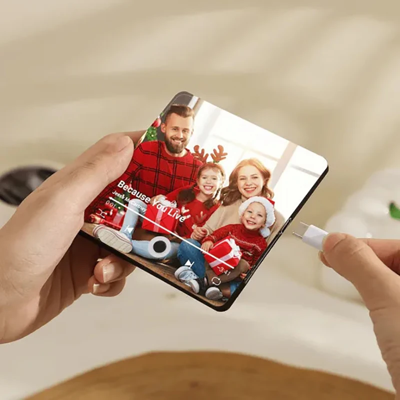 مغناطيس ثلاجة موسيقى الصور المخصصة مع إطار، مغناطيس ثلاجة شخصي، أفضل هدية 2025 #2