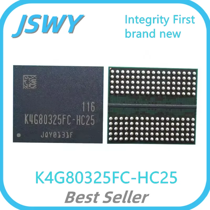 (1/10 piece) K4G80325FC-HC25 BGA 8Gb SDRAM graphics card chip electronics 100% brand new original integrity first