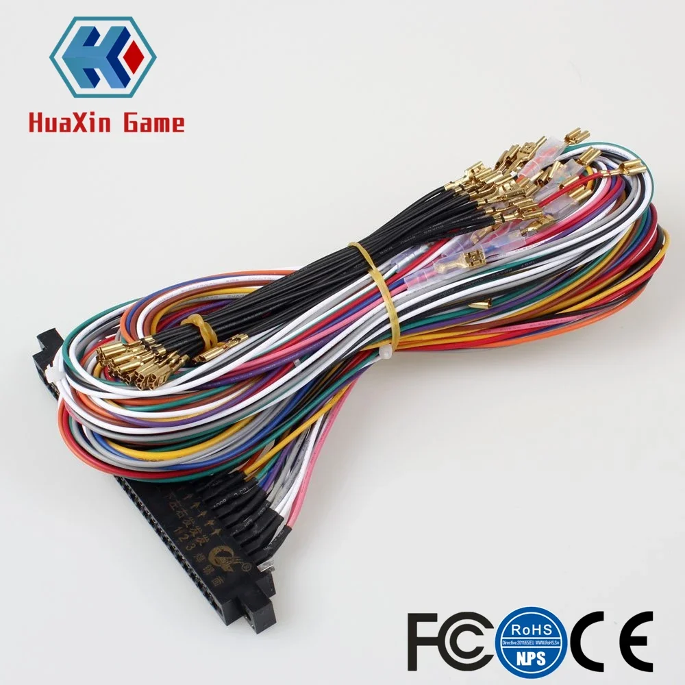 Arcade JAMMA 56 Pin Interface Cabinet Wire Wiring Harness PCB Cable For Arcade Game Consoles Jamma 60-in-1 board & Pandora box