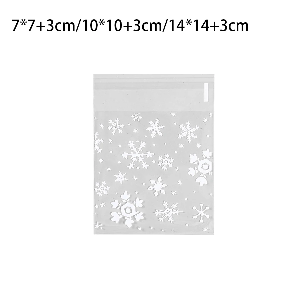 100 Pieces Candy Plastic Bag Interesting Wrapping Container Small Size Self-adhesive Cookie Packing Bags Party Supplies