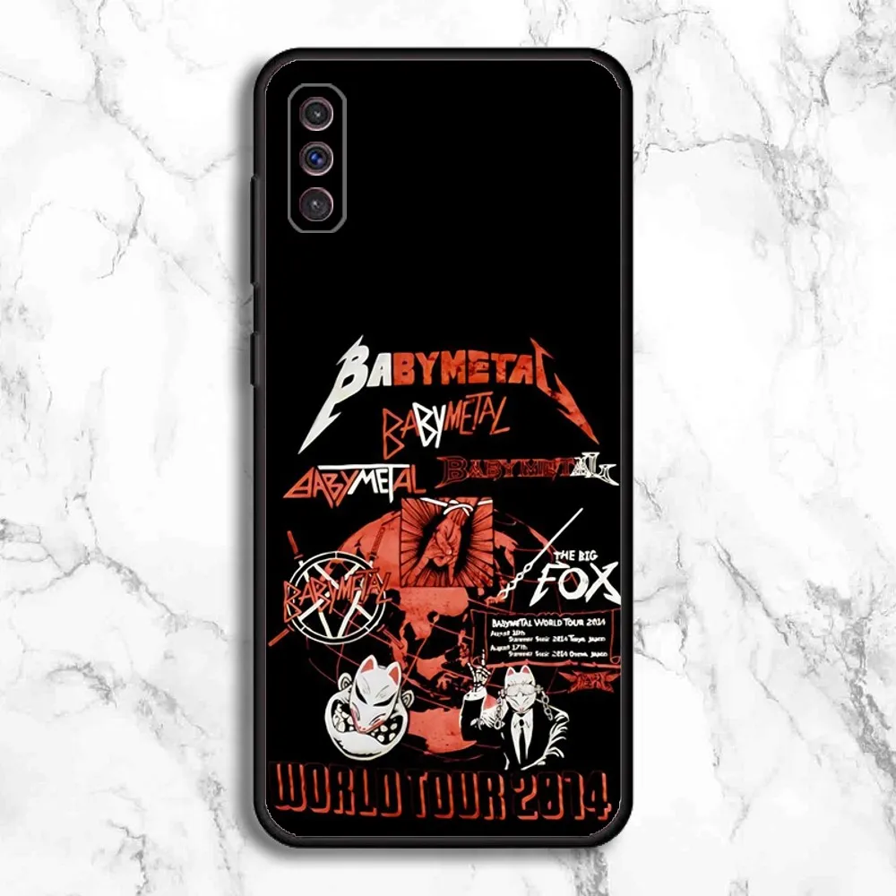 BABYMETAL Rock Band Phone Case For Samsung Galaxy A13,A21s,A22,A31,A32,A52,A53,A71,A80,A91 Soft Black Phone Cover