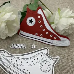 Canvas shoes decoration Metal Cutting Dies For DIY Scrapbooking Decorative Embossing Handcraft Die Cutting Template Mold