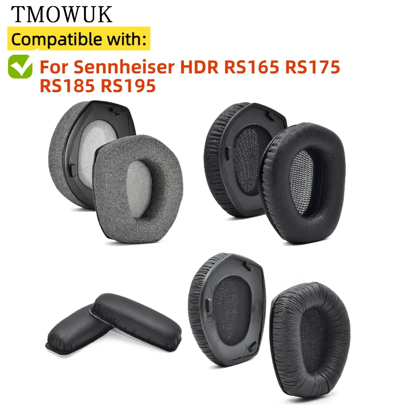 

Replacement Ear Pads Cups Earpad Memory Foam Cushions For Sennheiser HDR RS165 RS175 RS185 RS195 Headphones Headset Cooling Gel
