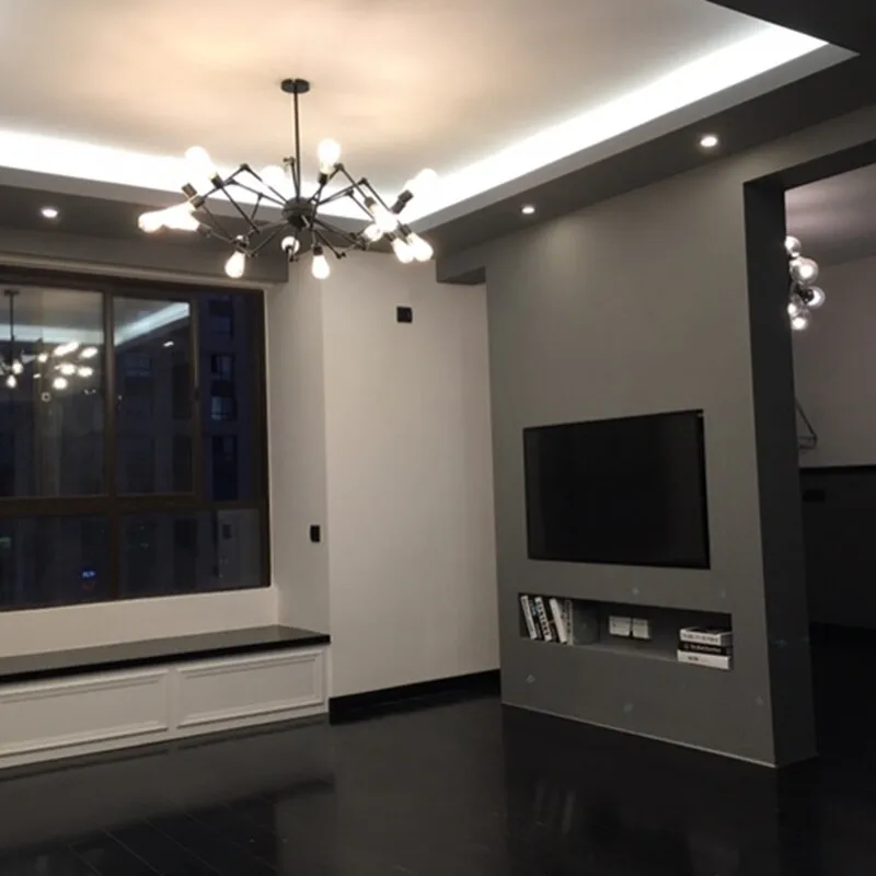 TV rotating frame 360 degrees rotating partition wall tube threading without winding