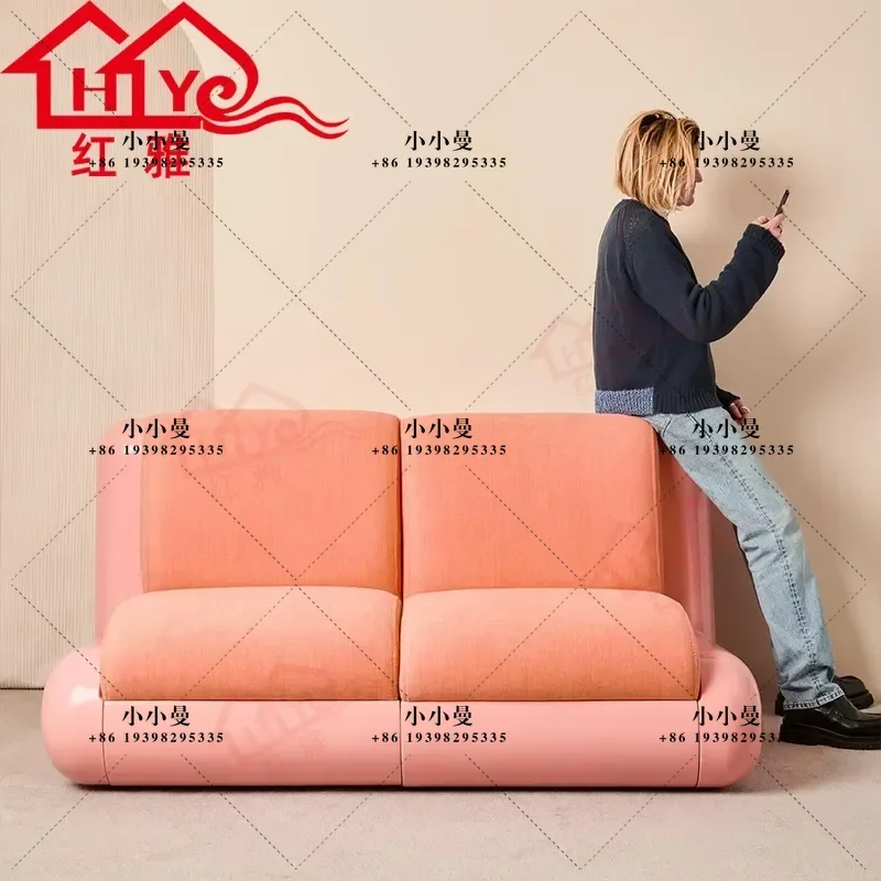 FRP Sugar Cube Chair Sofa for Living Room Bedroom Reception and Negotiation Area Modern Design Comfortable Seating Furniture
