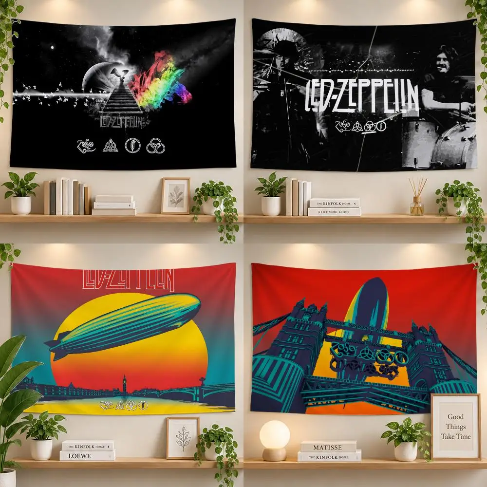 Music Led Zeppelin Classic Rock Flags Personalized Banner Flag Room Dorm Camping Picnic Garage Bar Outdoor Wall Decor