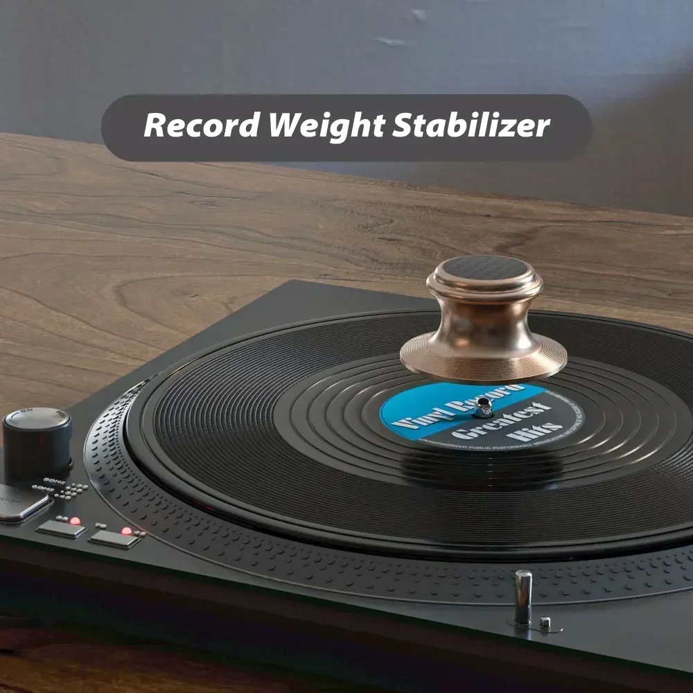 

LP Vinyl Record Record Turntables Weight Stabilizer LP Vinyl Black Clamp Aluminum Metal Player Accessories Carbon fiber