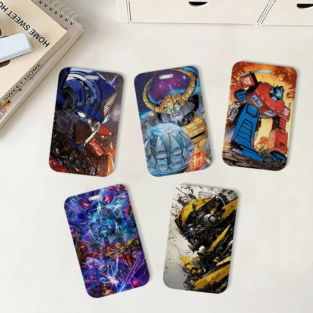 Movie T-Transformers Cool ID Badge Holder With Lanyard Neck Strap For Office School Name Card Credentials Case