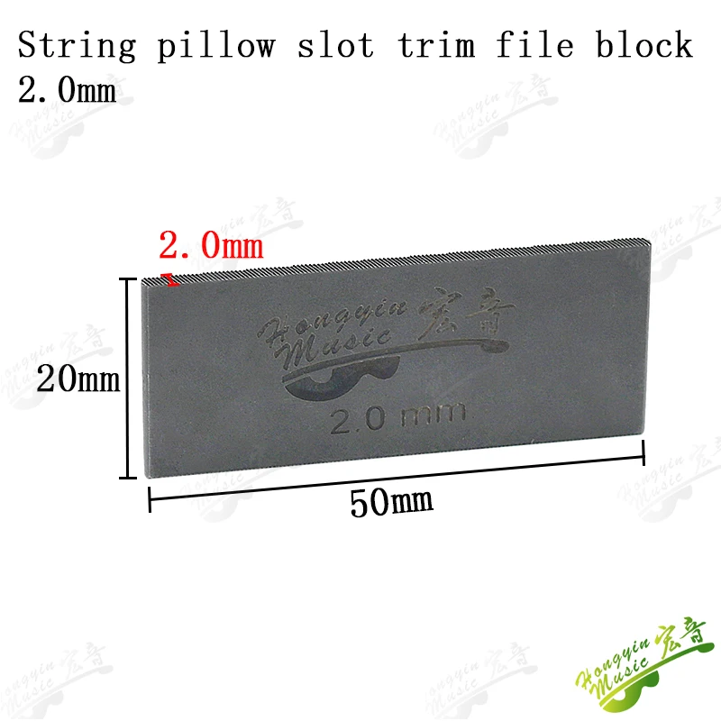 Guitar pillow grinding file block string pillow slotted file Square saw file block making repair tools