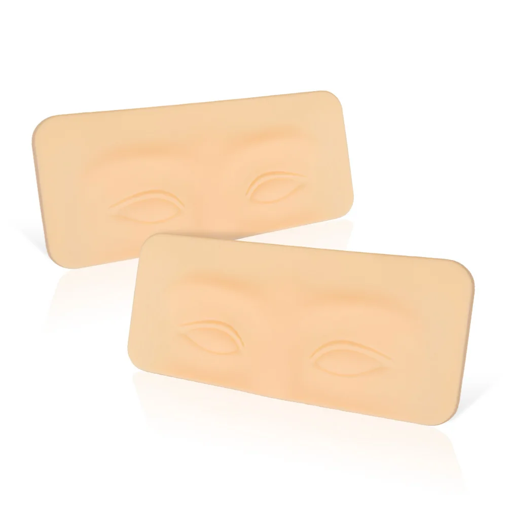 Premium 5D Silicone Eyebrow Tattoo Practice Training Skin Pad for Eye Permanent Makeup Board Beauty Academy Cosmetic Synthetic