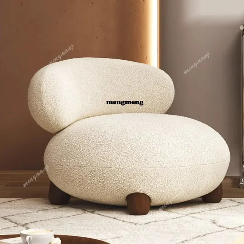 Nordic Comfortable Living Room Chairs Sofa Modern Luxury Velvet Living Room Chairs Sofa Cream Style