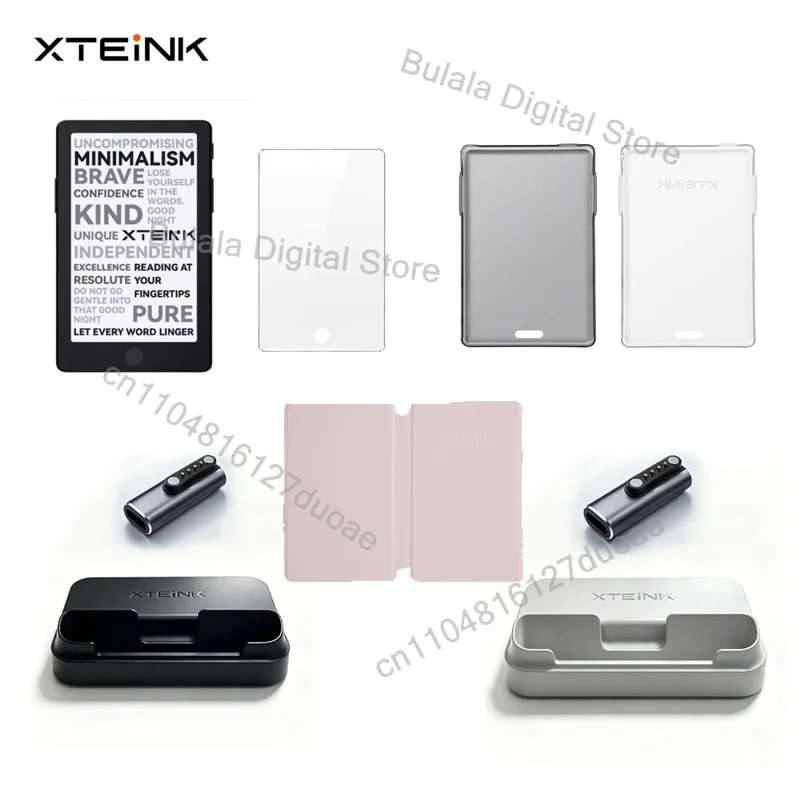 Für XTEINK X4 Pro E-Ink-Reader Magnetische Hülle/Magnetischer Ladeständer/Bildschirmschutzfolie/Mattierte Schale Offizielles Zubehör