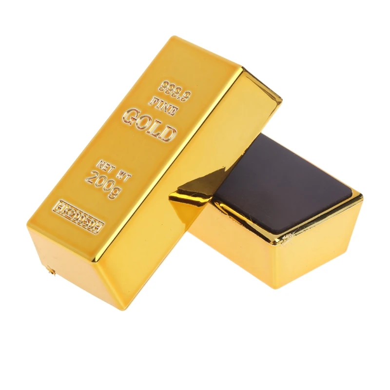 冷蔵庫の装飾かわいい金レンガ型冷蔵庫マグネット家庭用冷蔵庫お土産誕生日プレゼント樹脂材料