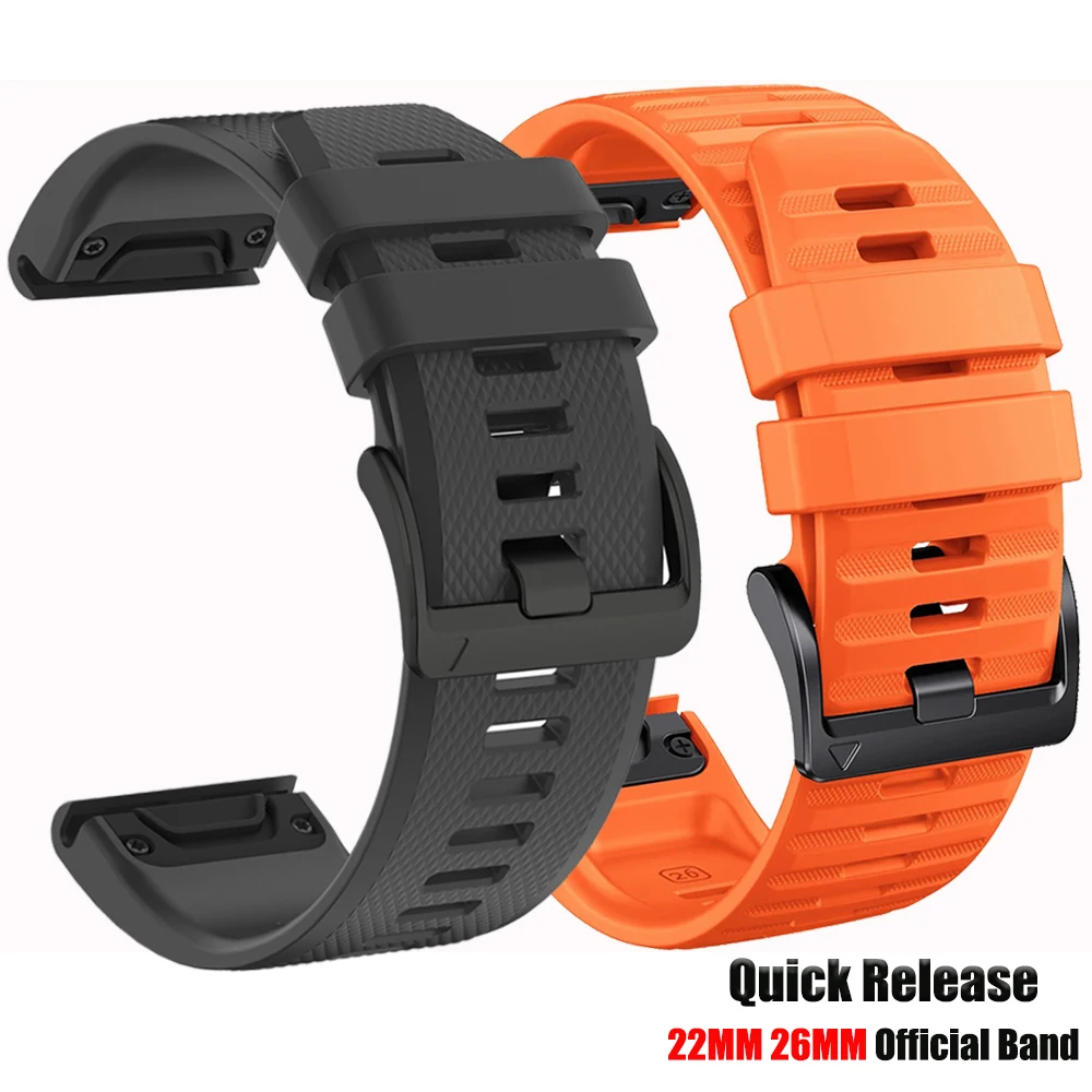 22mm 26mm Armband Für Garmin Fenix 8 Pro Sport Original Silikon Armband für Garmin Epix Gen 2/Fenix 7X 6X 5X 7Pro 6 5 Plus Band