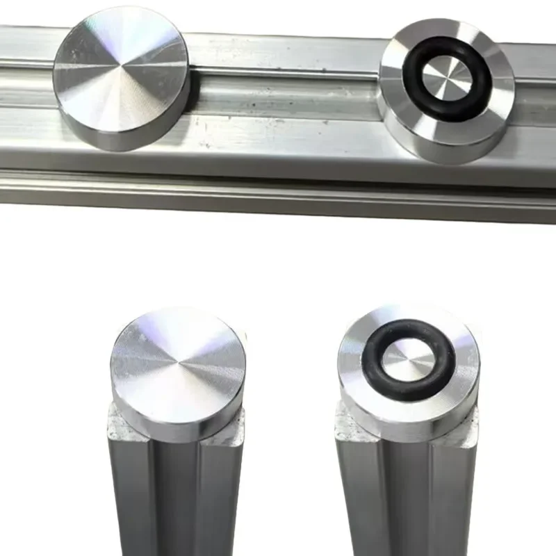 Aluminum Profile Coffee Table Furniture Foot Solid Aluminum Disc Non-Slip Desktop Bottom Pad 20/30/40