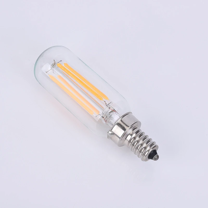 E14 LED 쿠커 T25 후드 추출기 팬 전구, 12W 8W 4W 쿨/웜 화이트 라이트 E14 220v 소형 나사 교체 20w 40w 60w 할로겐 램프