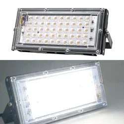 50W reflektor LED światło halogenowe oświetlenie zewnętrzne IP65 wodoodporny reflektor 220V oświetlenie ogrodowe projektory kinkiet