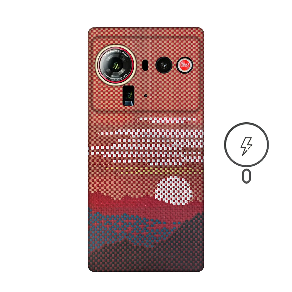 

Suitable for ZTE Nubia Z80 ultra case Kevlar aramid fiber magnetic suction minimalist style protective case
