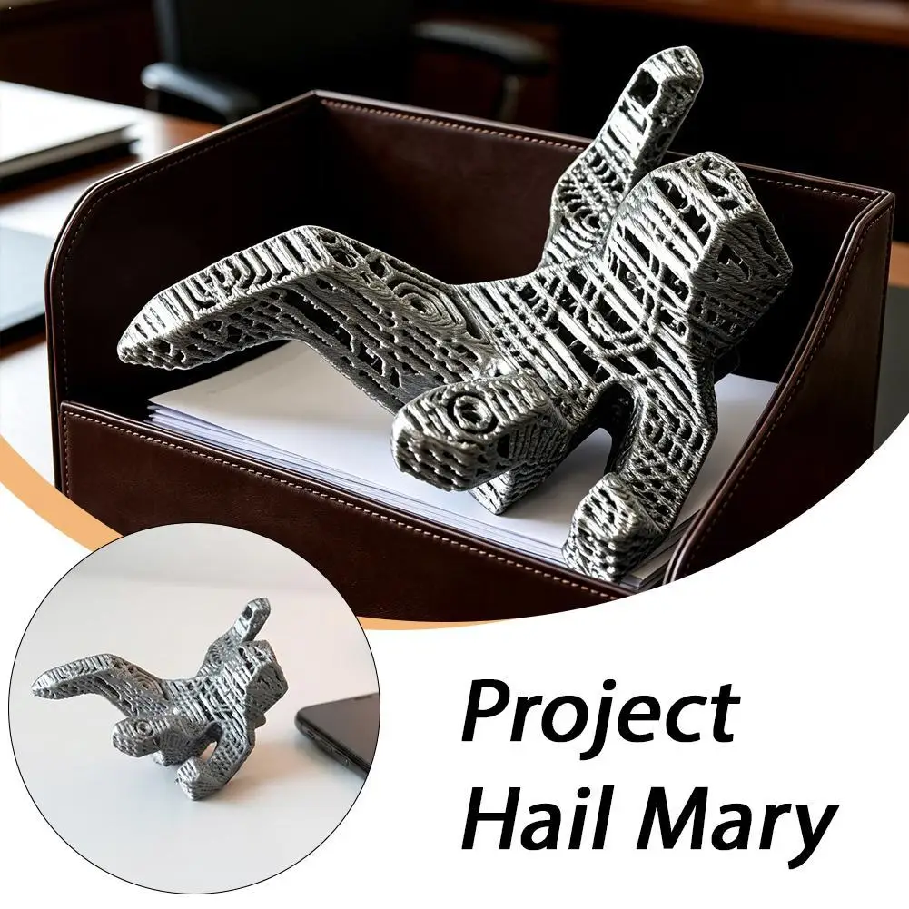 Project Hail Mary Rocky Alien Figure - Cute 3D Printed Desk Decor, Andy Weir Sci-Fi Bookish Gift, Bookshelf Statue with Tools