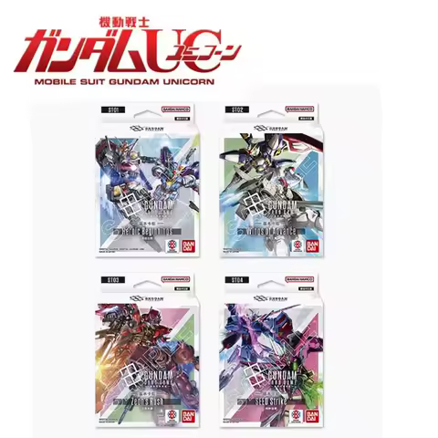 Hot Official Gundam TCG Starter Deck ST01 ST02 ST03 ST04 Simplified Chinese Version Pre-built Card Game Battle Collection Gift