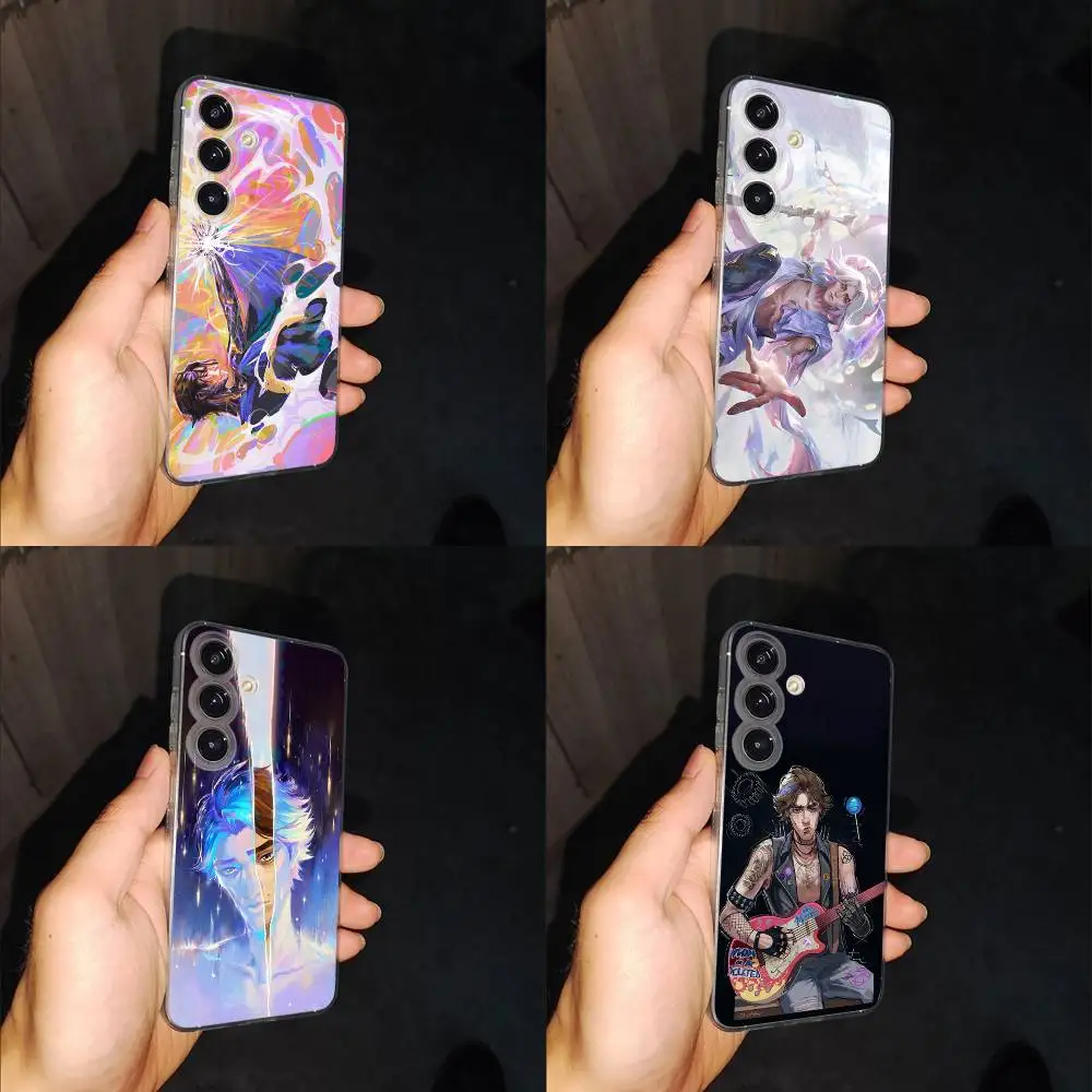

Anime Arcane Viktor Phone Case For Samsung S24,30,21,22,23,20 FE,lite,PIus,Ultra,5G,Note,9,10 Transparent Cover