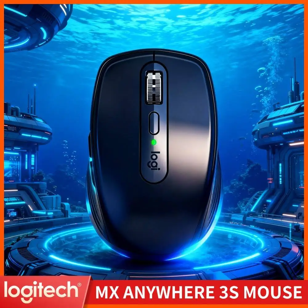 Logitech MX Anywhere 3S Wireless Mouse, Fast Charging, 70-Day Long Battery Life, Ultra-Quiet Clicks
