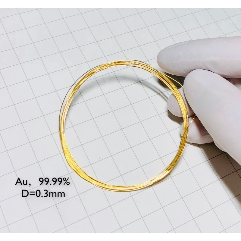 

99.99% High Purity Gold Wire 0.8mm Diameter for Scientific Research Only
