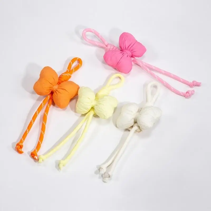 Stylish Fabric Bowknot Phone Strap Cord Lanyard Bag Charm Secure Attachment Multipurpose Accessory For Smartphones D2RC