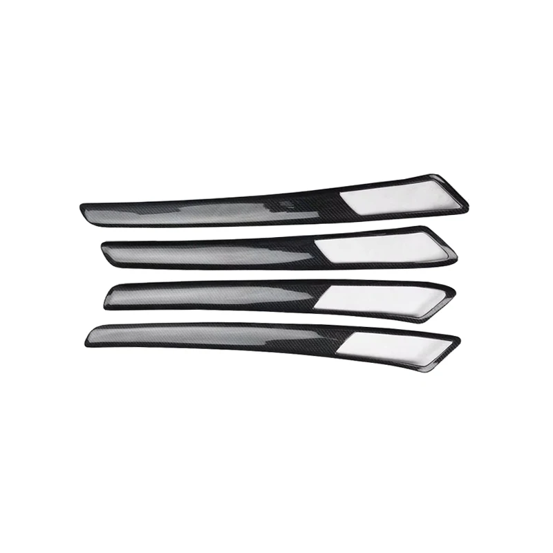 Для Volkswagen Golf 7 GTI R GTD MK7 2015 16 17 18 19 пластиковый стиль из углеродного волокна, декоративный аксессуар, накладки на внутреннюю дверь, наклейка Для Volkswagen Golf 7 GTI R GTD MK7 2015 16 17 18 19 пластиковый стиль из углеродного волокна, декоративный аксессуар, накладки на внутреннюю дверь, наклейка