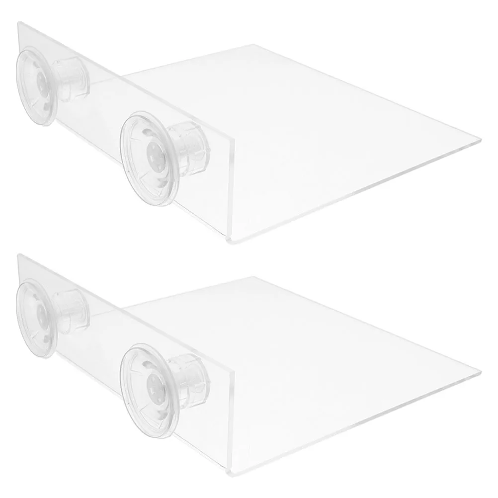 

2Pcs Suction Cup Bird Stand Parrot Play Perch for Window Bath Wall Secure Grip Sturdy Construction Easy Maintenance Healthy