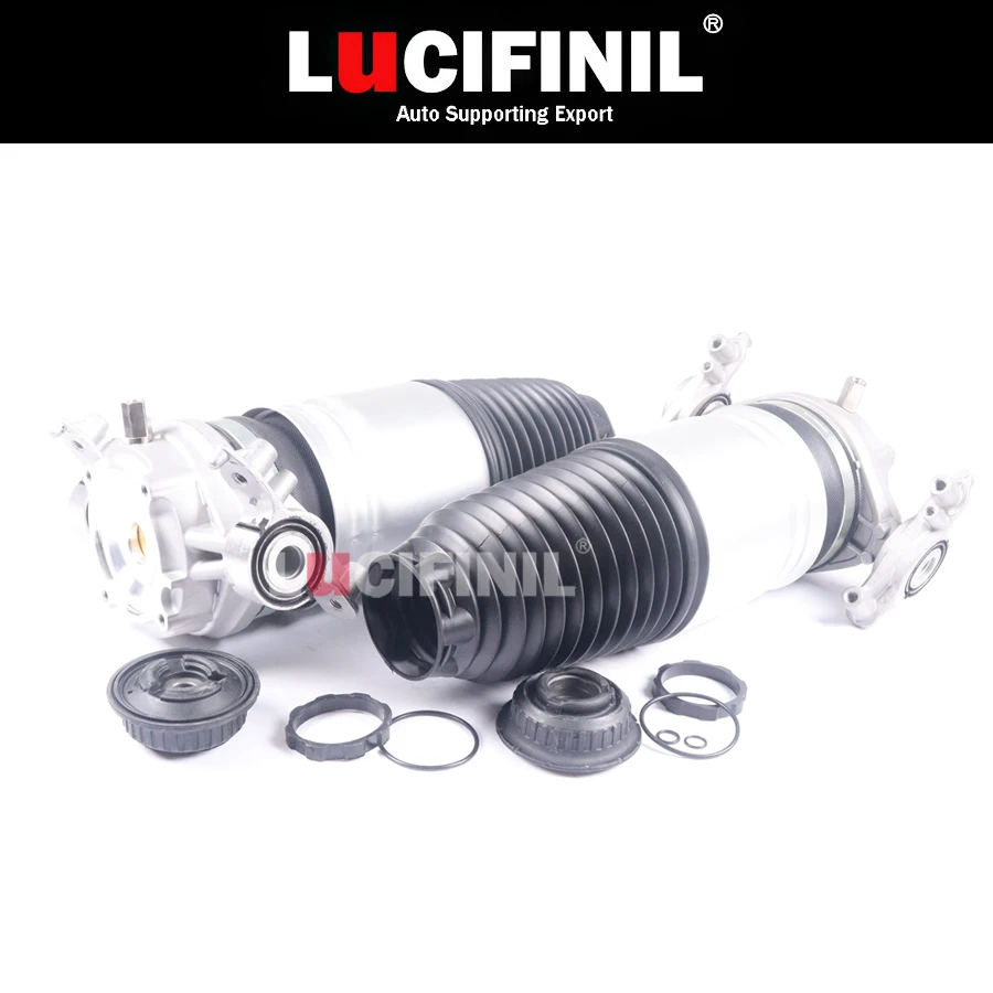 

LuCIFINIL 1*Pair 2011-2016 Rear Air Suspension Spring Bag Fit Audi Q7 VWTouareg Cayenne Shock Absorber 7P6601020K 7L5616019KL