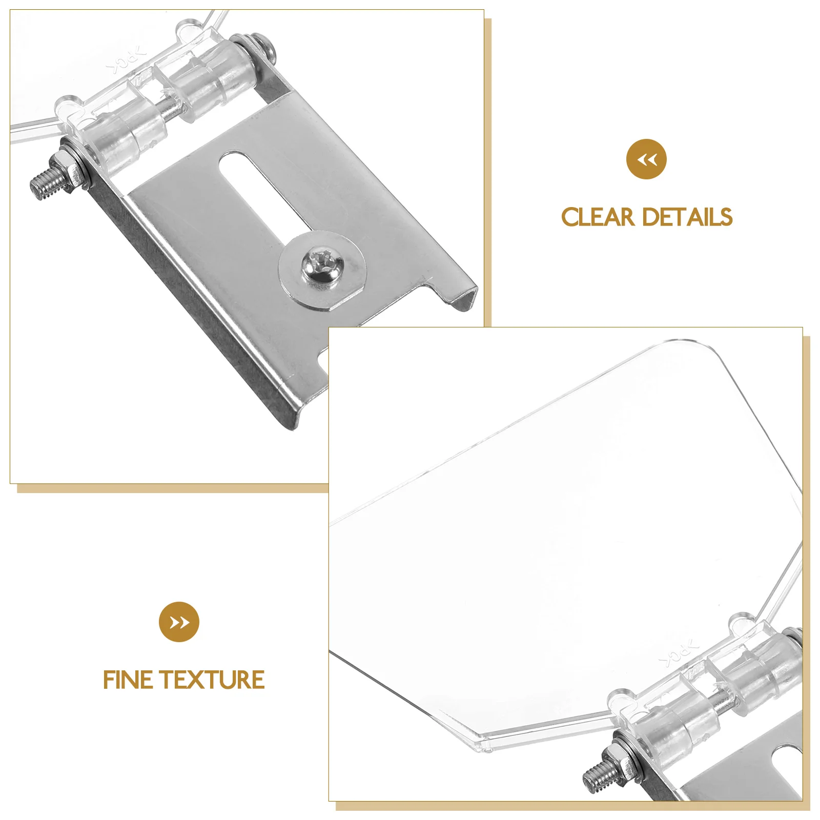 2pcs Bench Eyeshield Stainless Steel Attachment Tool Shield bench guard shield eye shield